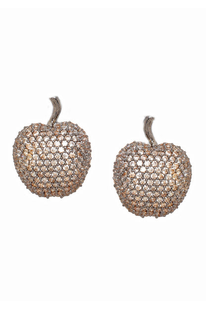Apple Champagne Studs Earring 