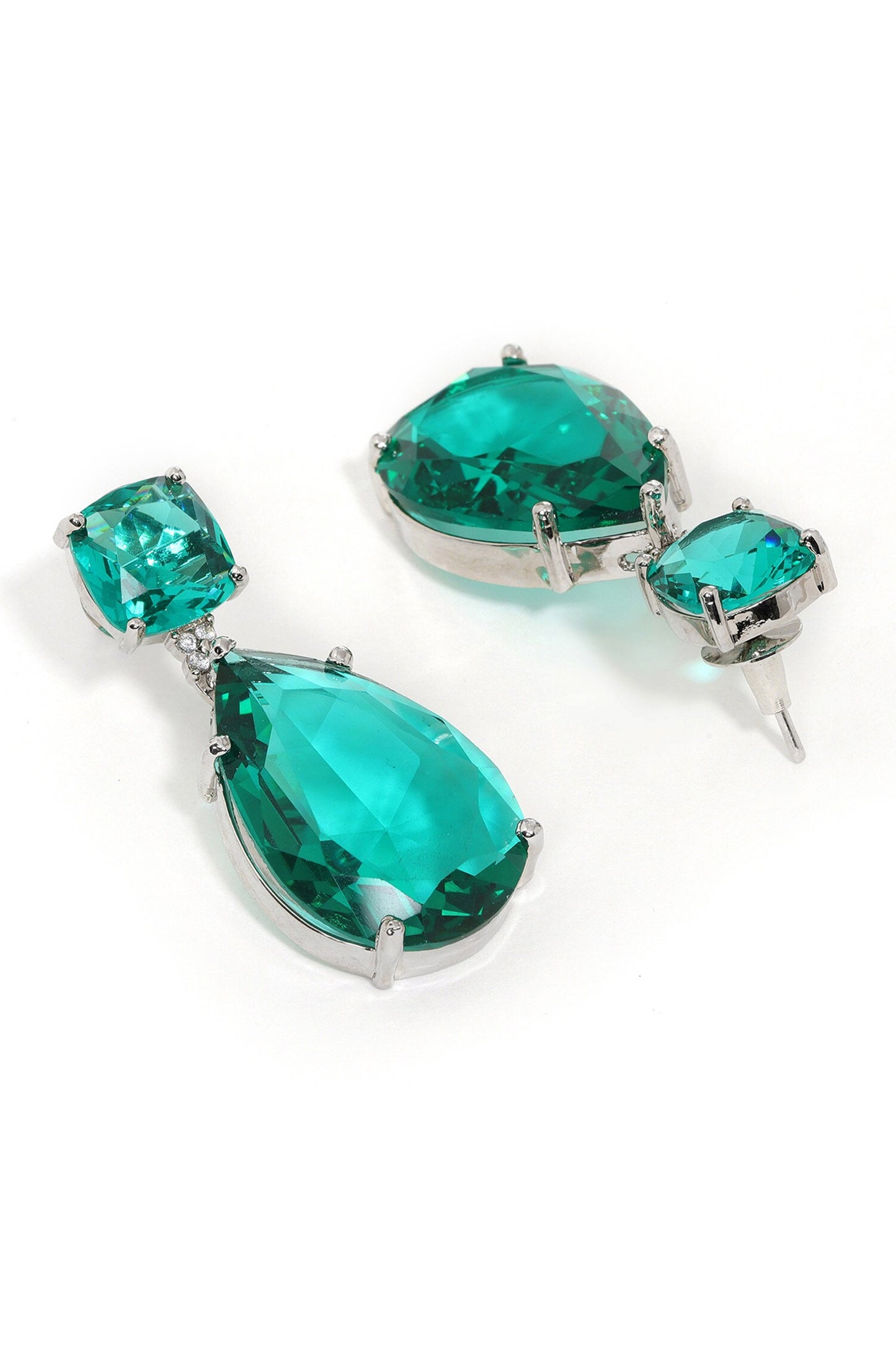 Green Doublet Earrings 