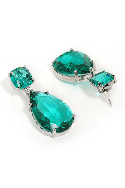 Green Doublet Earrings 