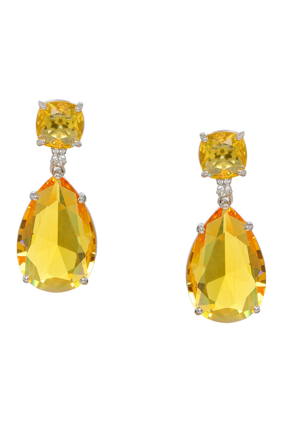 Yellow Doublet Earrings 