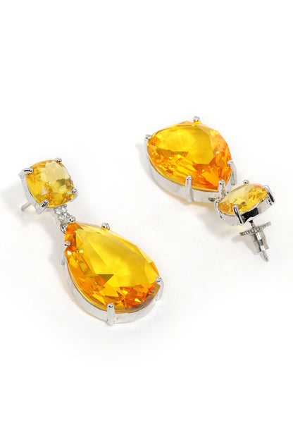 Yellow Doublet Earrings 