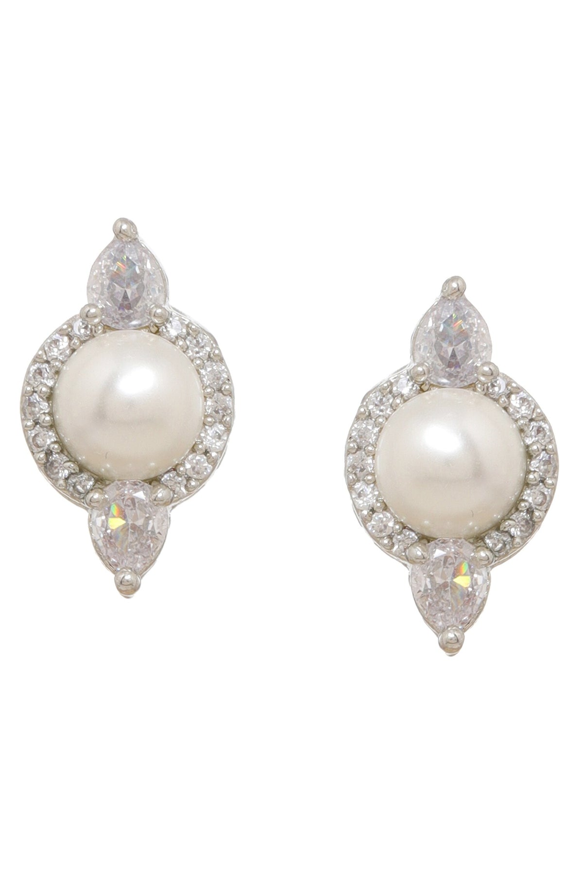 Pearl Embellished Necklace Set 