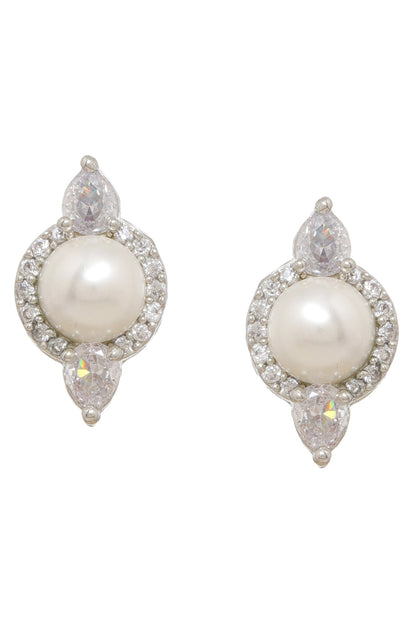 Pearl Embellished Necklace Set 