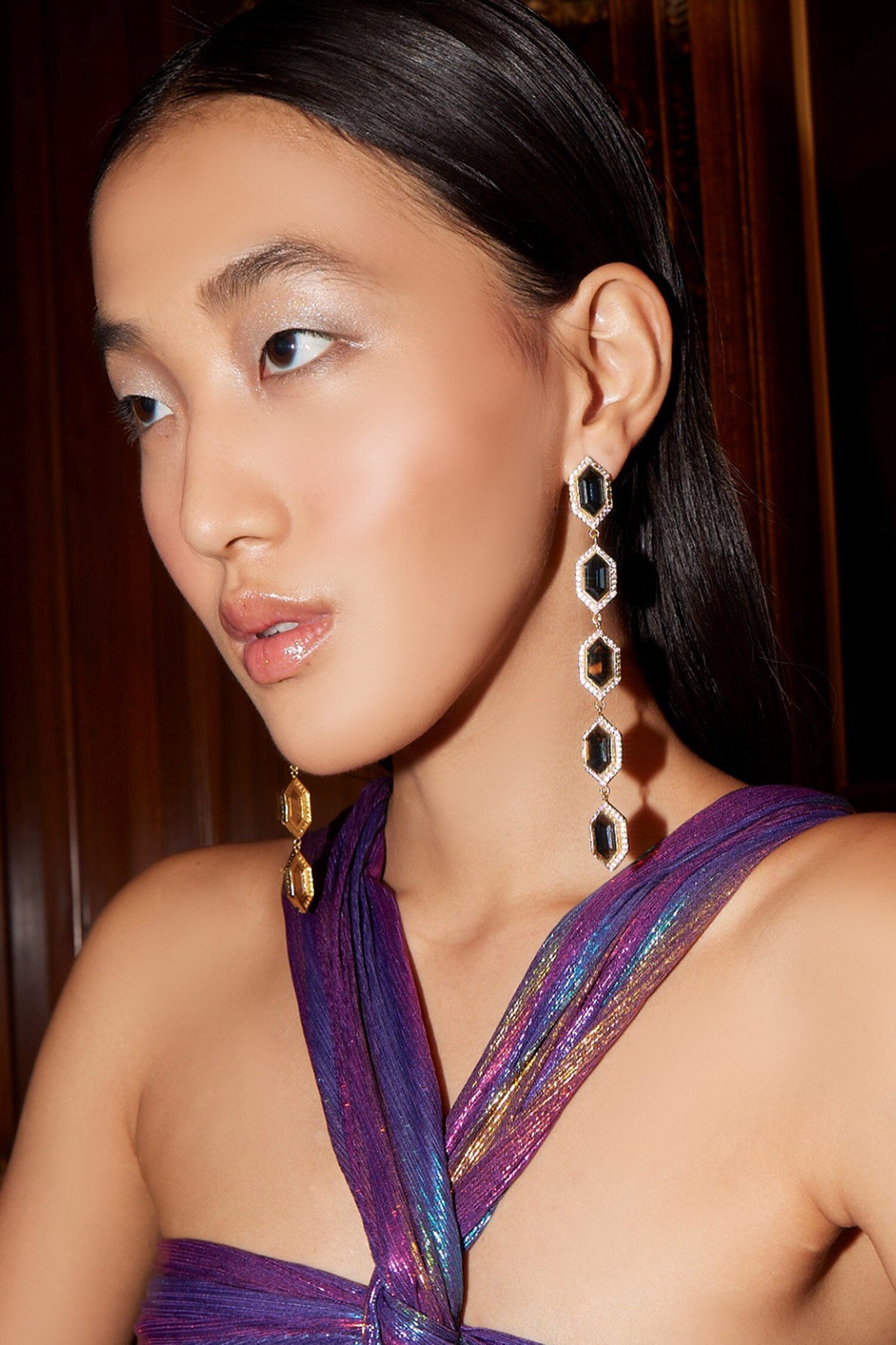 Cavi Danglers with Sapphire Crystals 