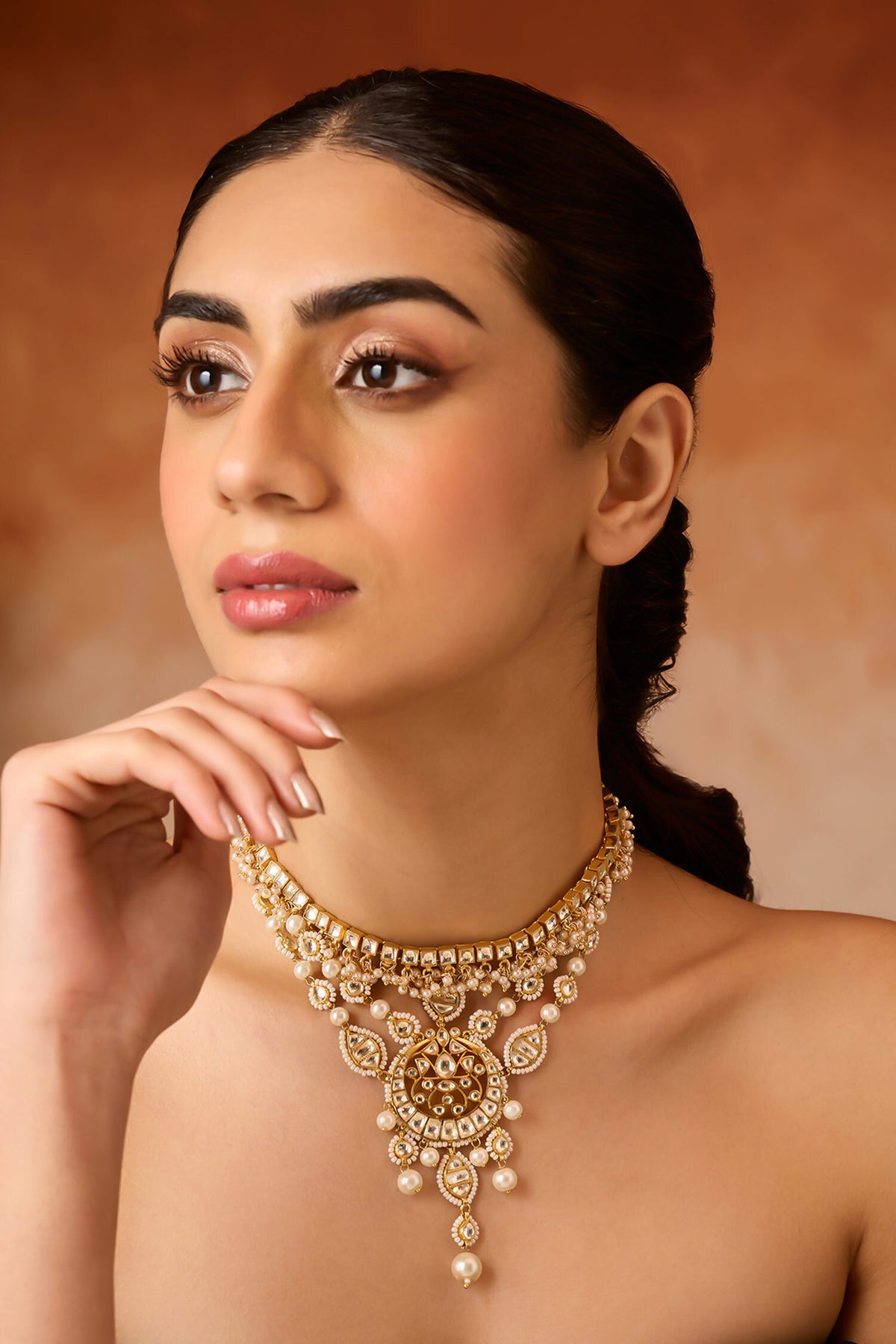 Kundan Necklace Set 