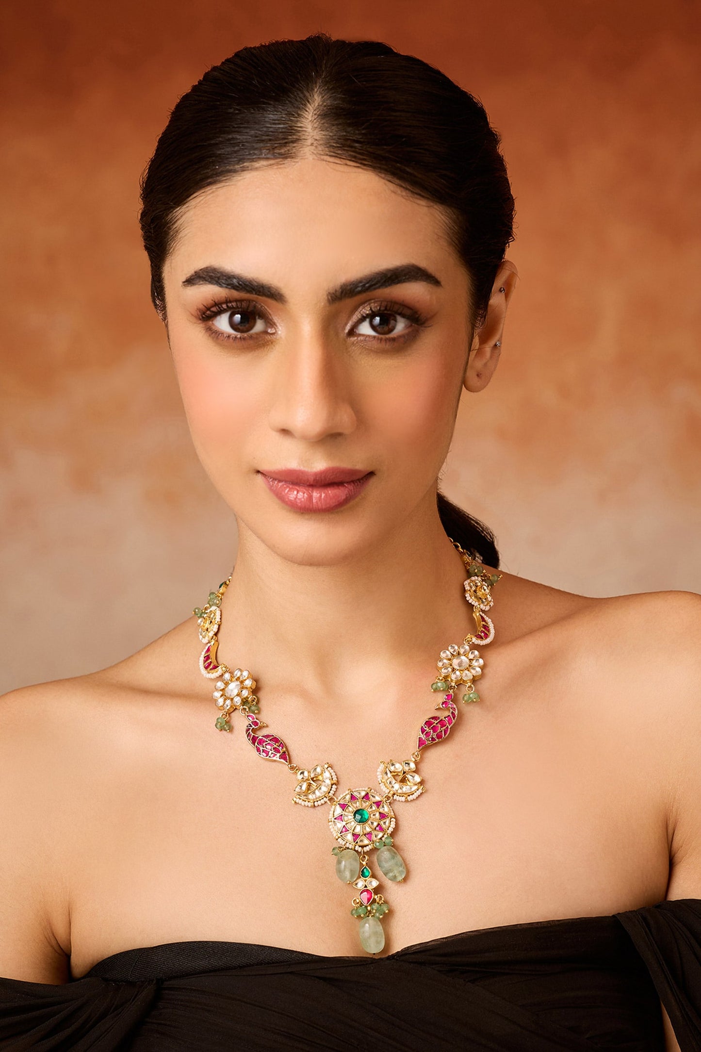 Multicolored Kundan Necklace 