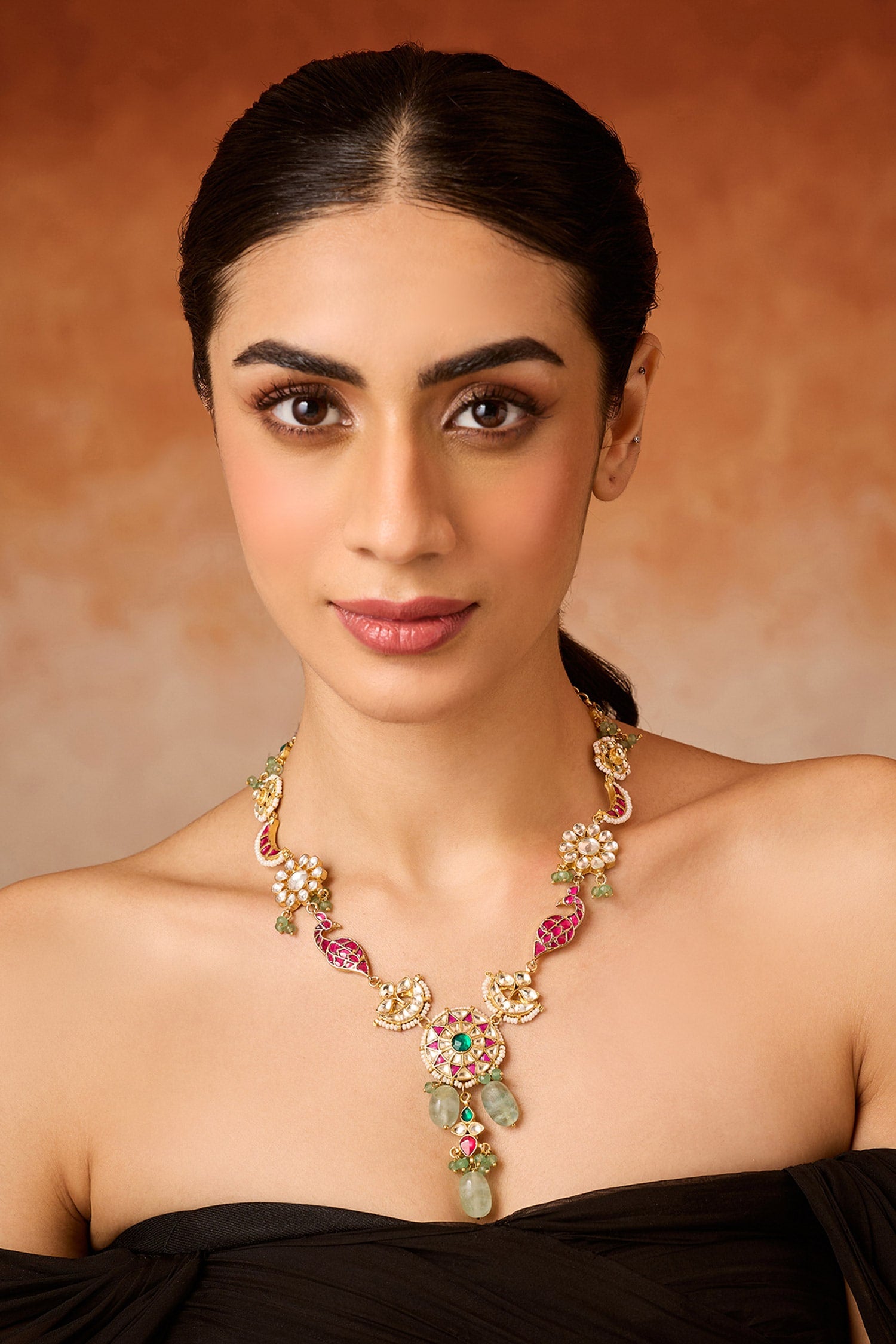 Multicolored Kundan Necklace 