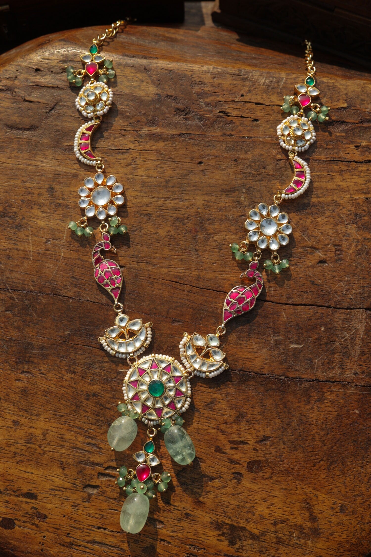 Multicolored Kundan Necklace 