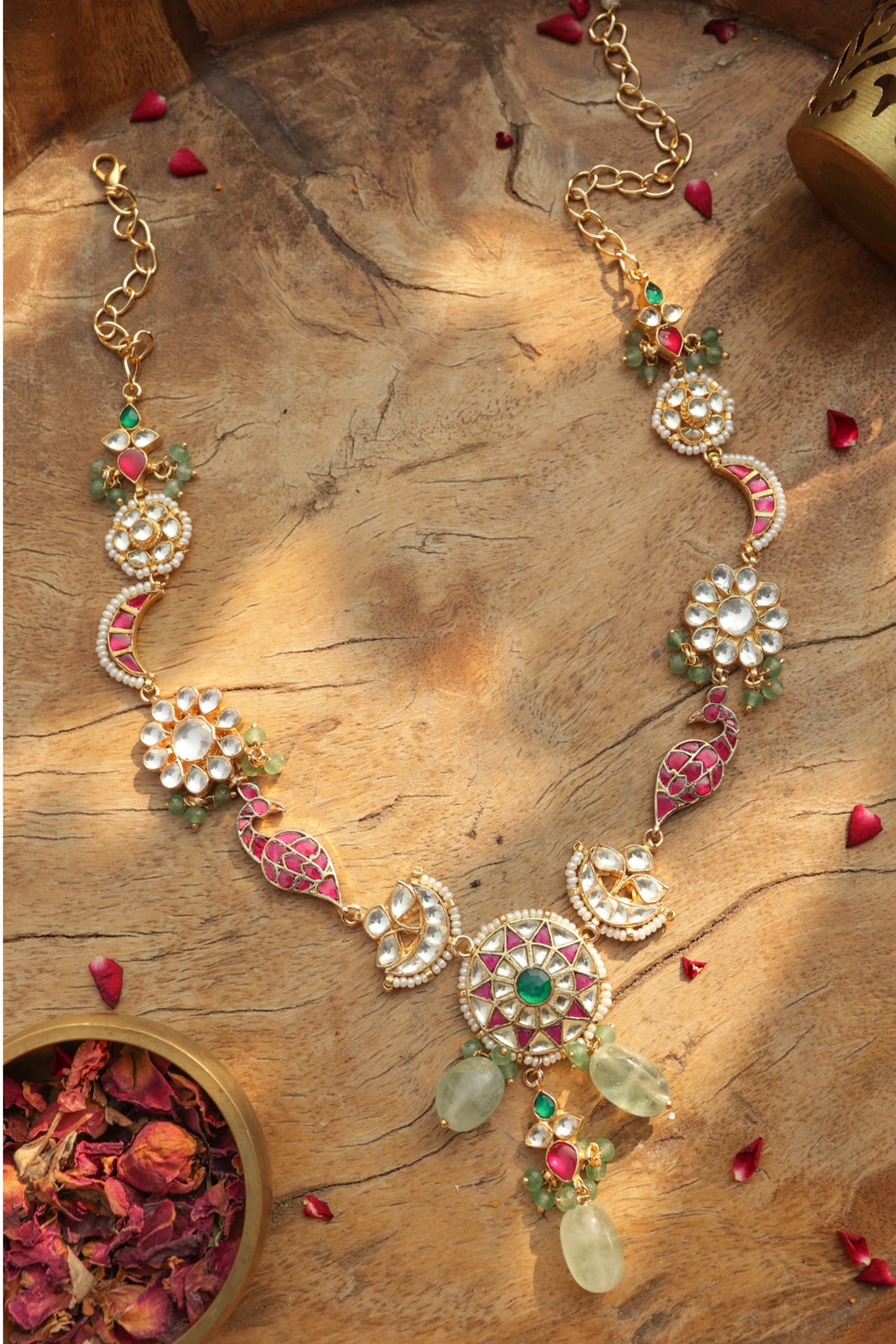 Multicolored Kundan Necklace 