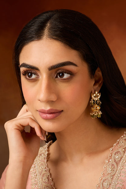 Kundan Jhumka Earrings 