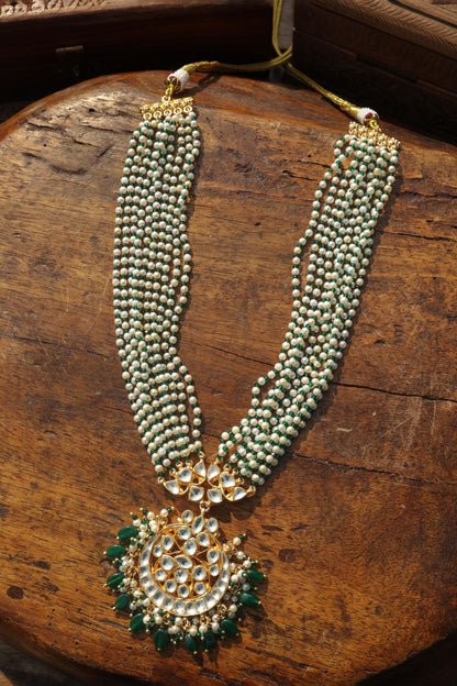 Green Kundan Necklace 