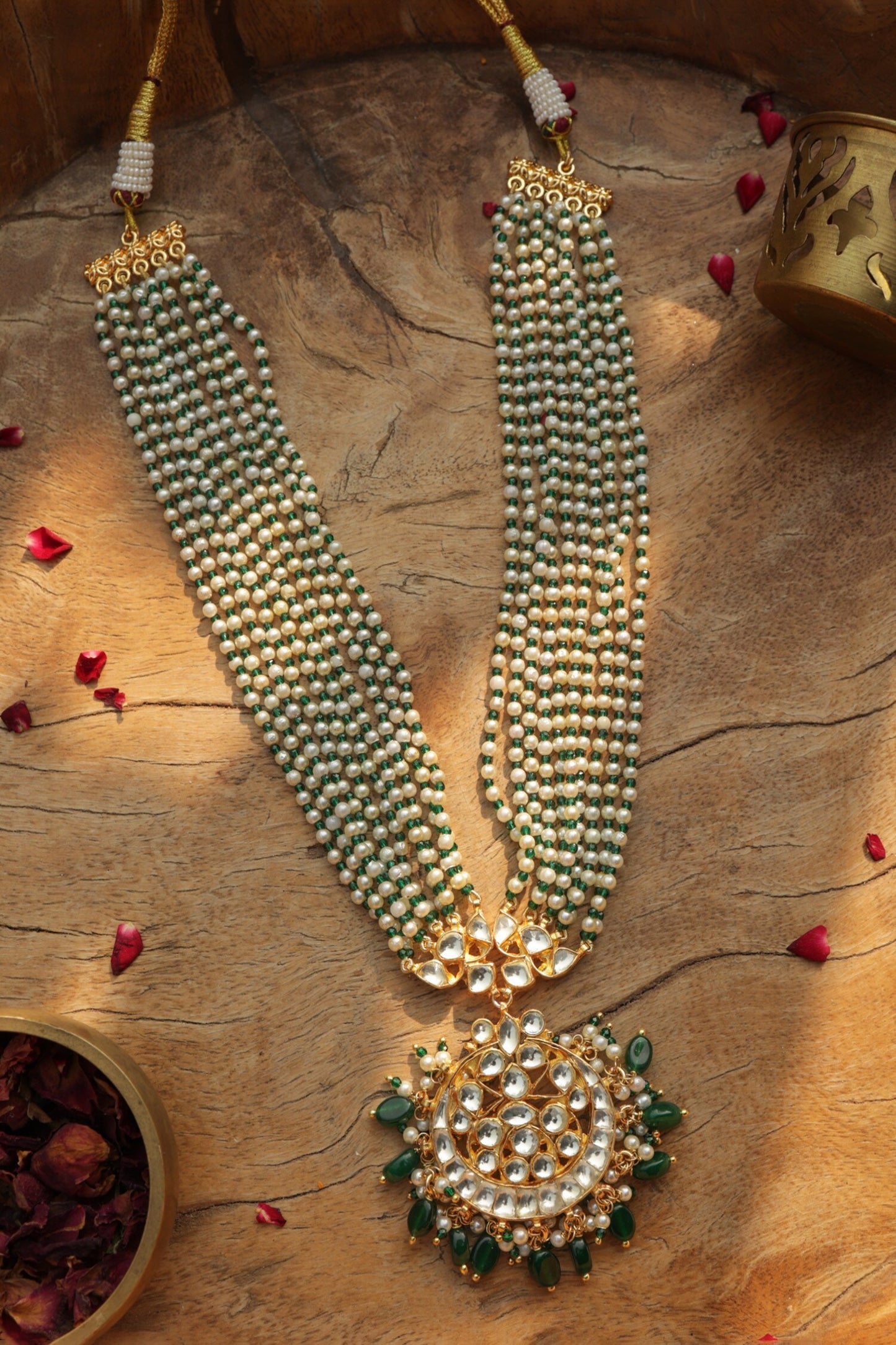 Green Kundan Necklace 