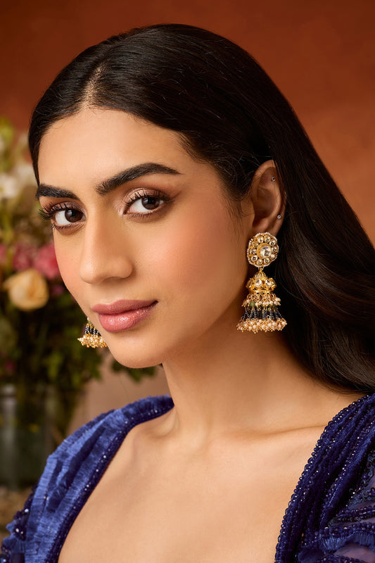 Kundan Jhumka Earrings 