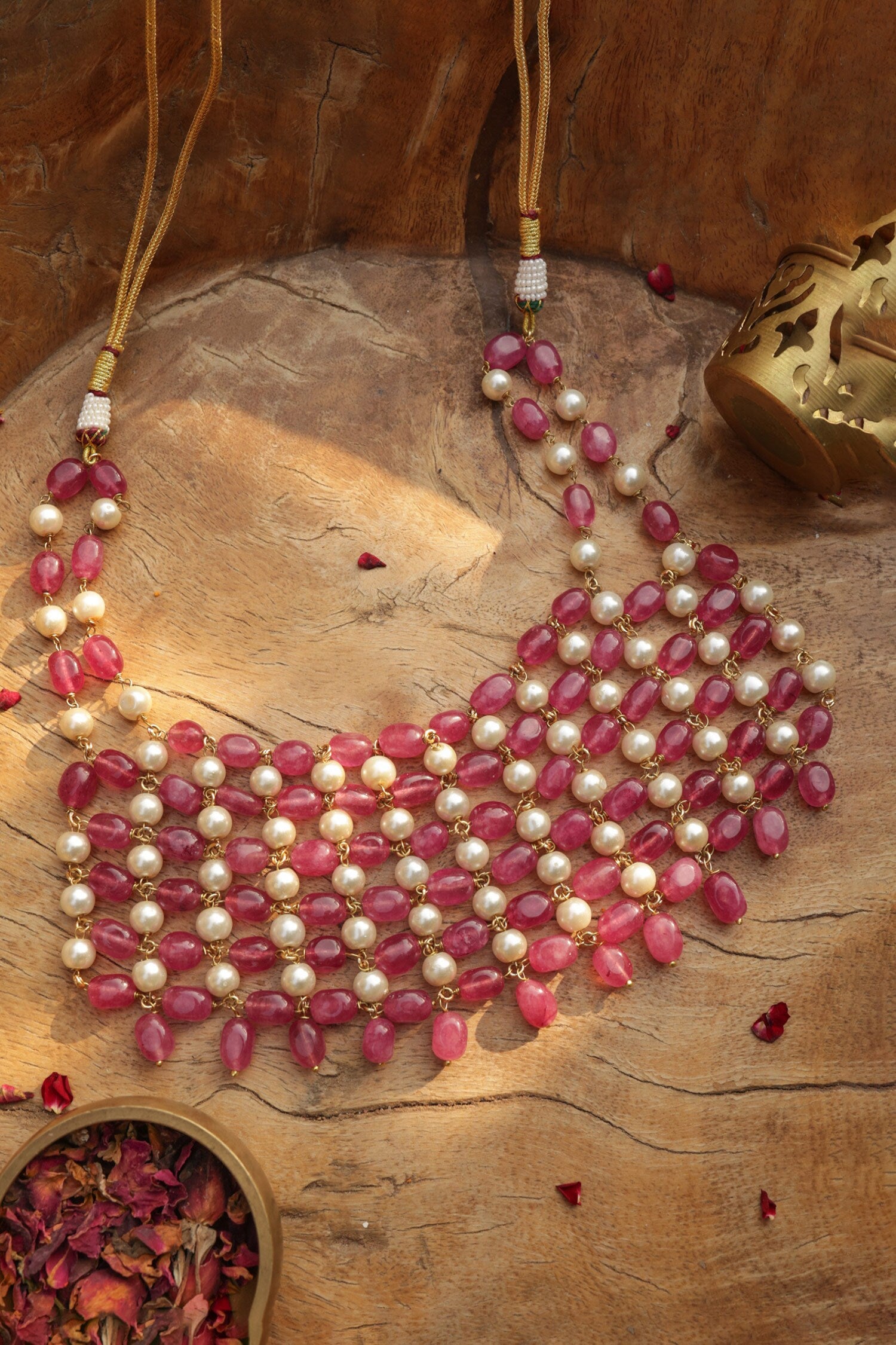 Designer Pink Necklace 