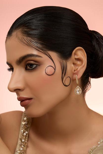 Koshi Moissanite Drop Earrings 