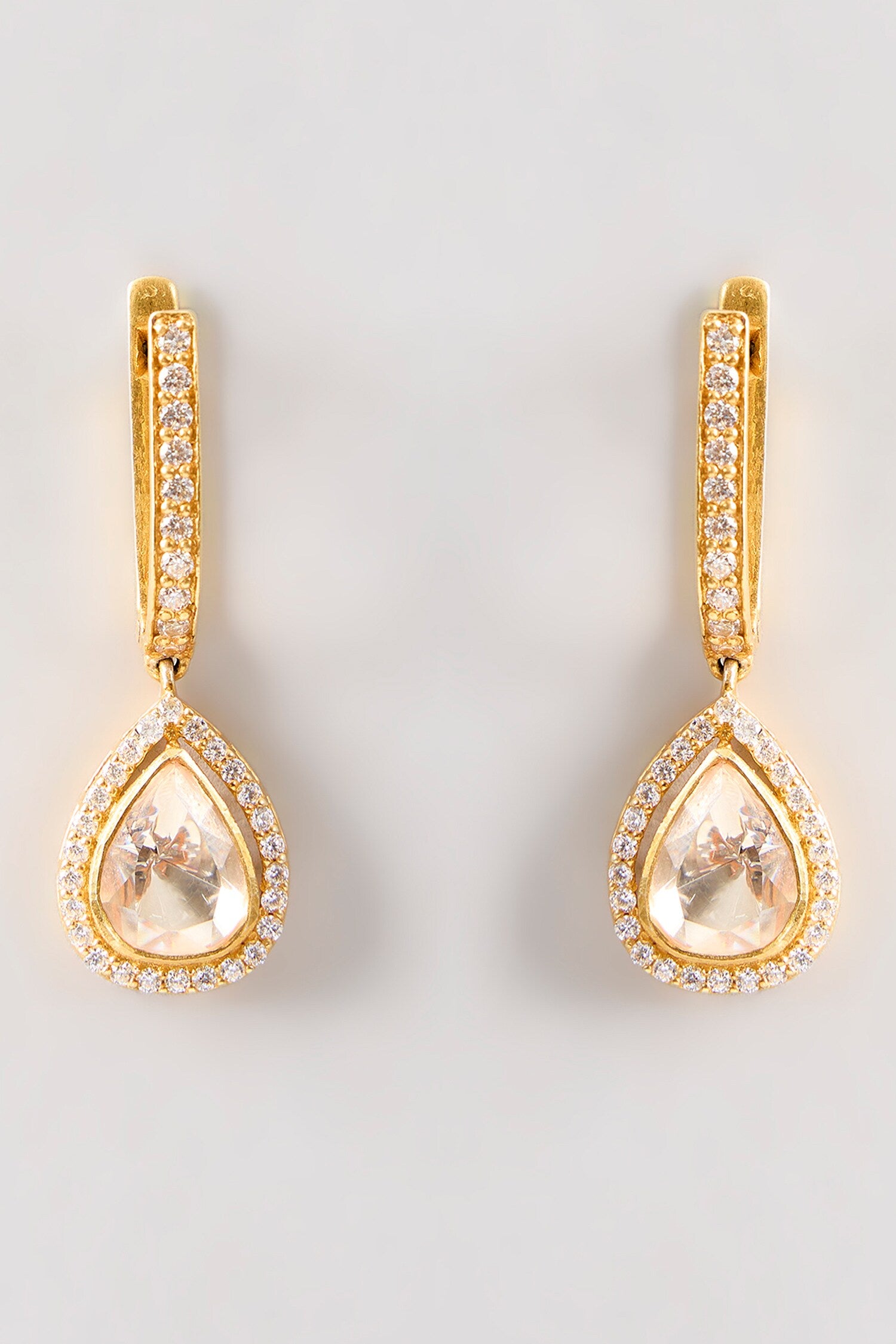 Koshi Moissanite Drop Earrings 