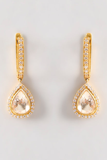 Koshi Moissanite Drop Earrings 