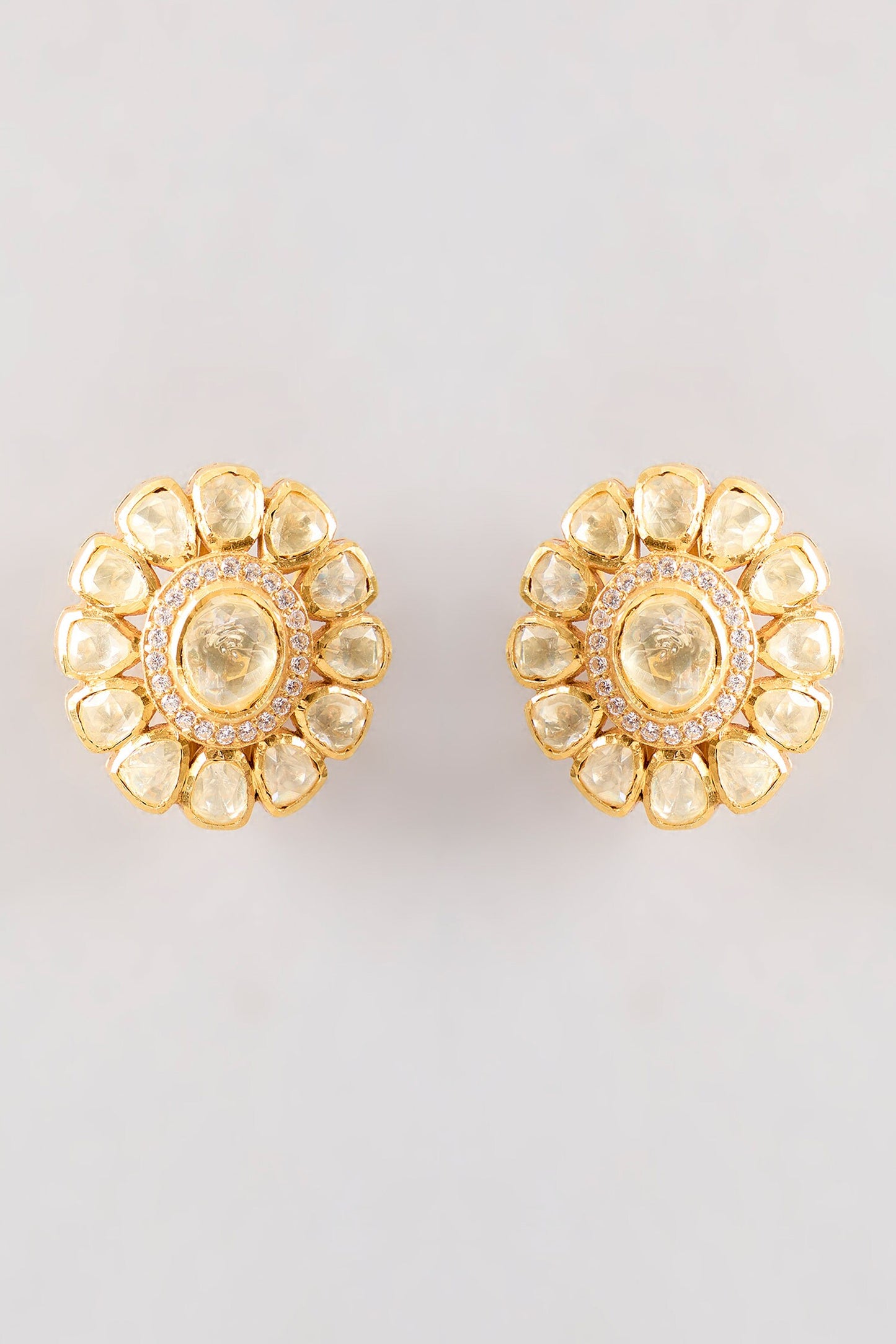 Phool Moissanite Earrings 
