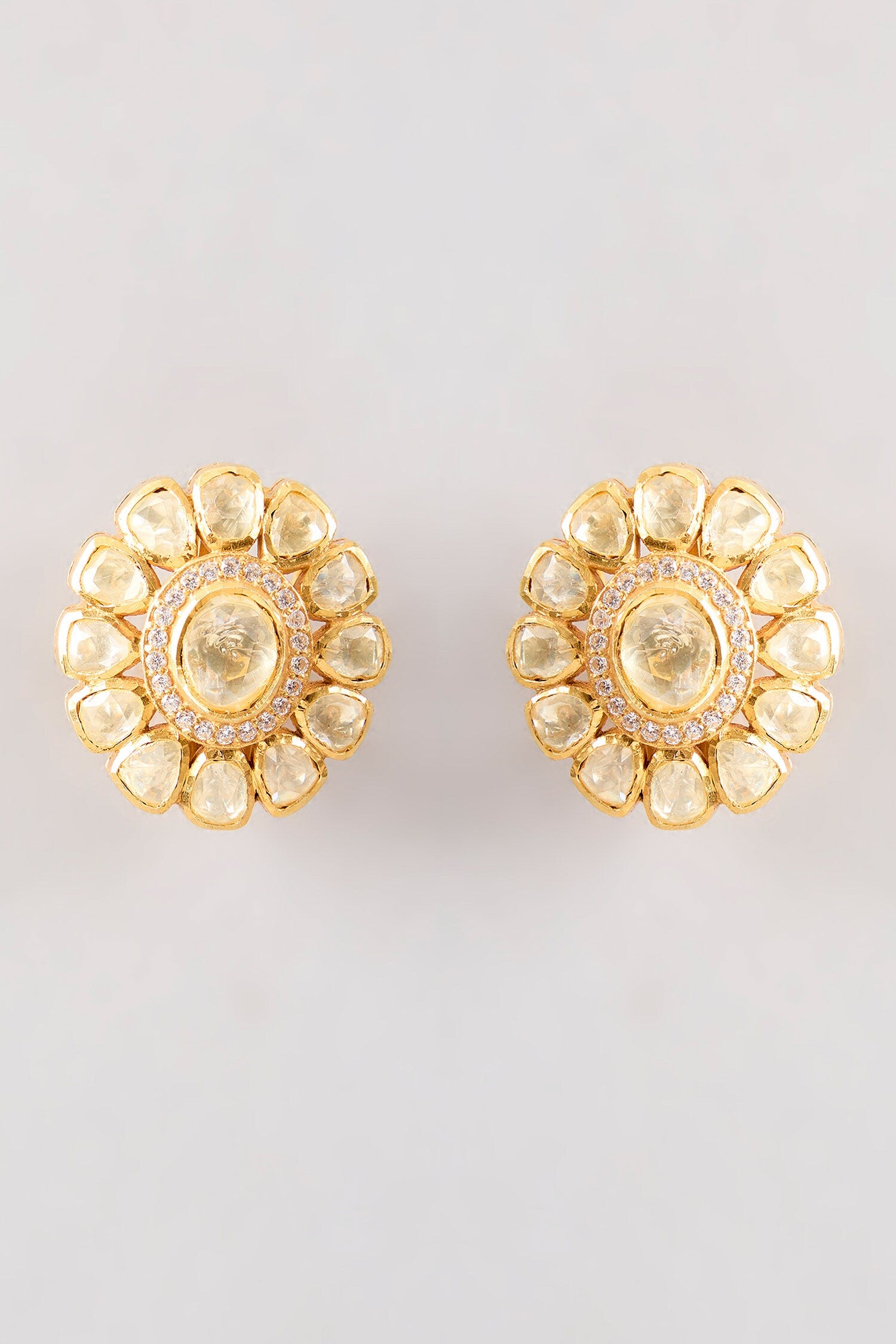 Phool Moissanite Earrings 