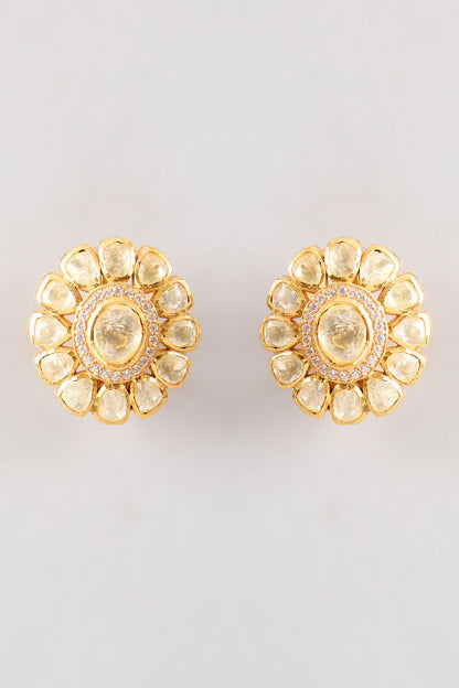 Phool Moissanite Earrings 
