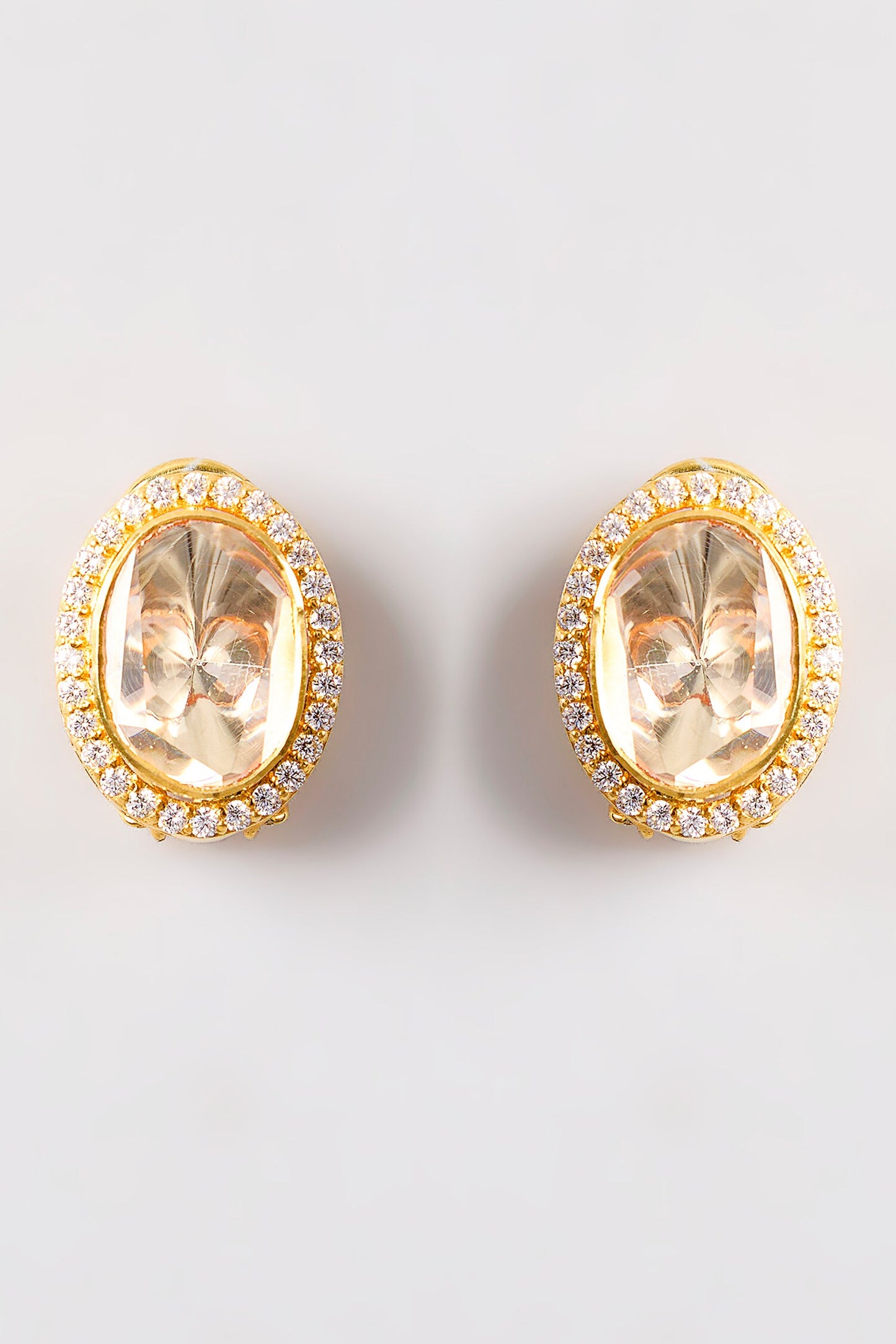 Phool Moissanite Earrings 