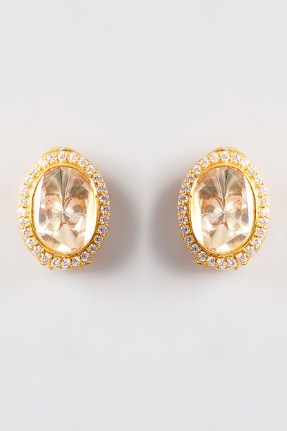 Phool Moissanite Earrings 