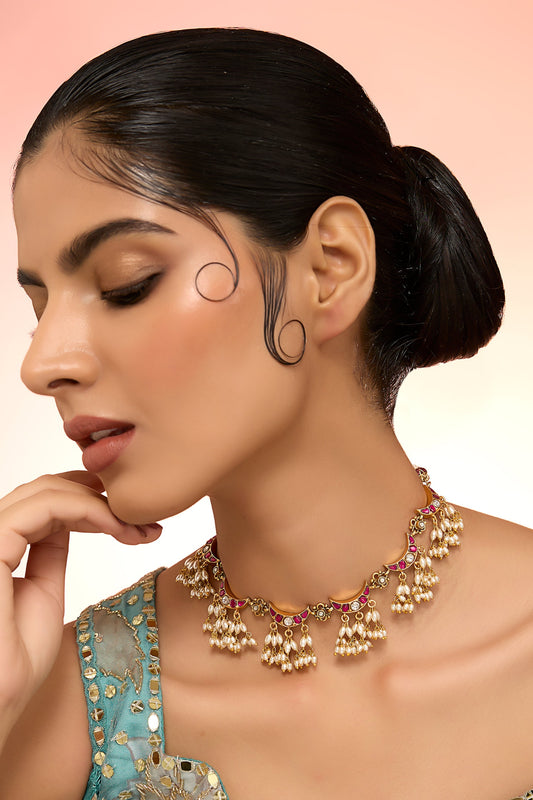Chaand Pearl Necklace 