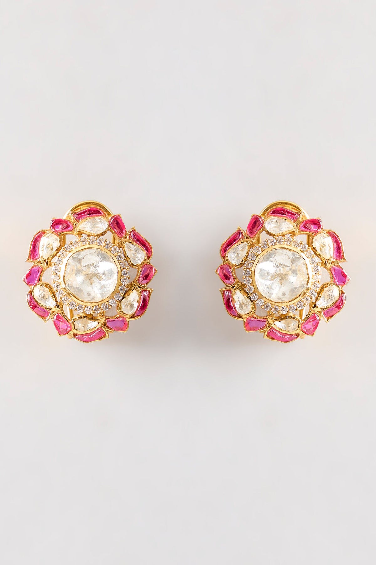 Kira Moissanite Stud Earrings 