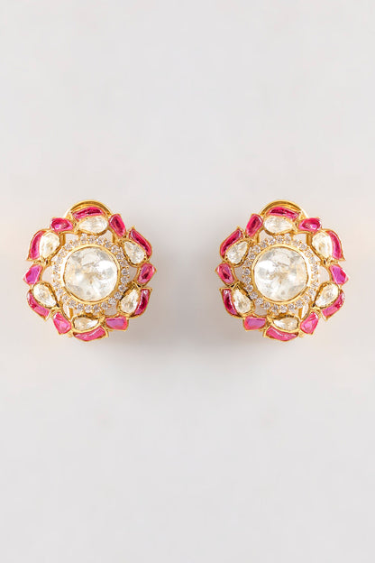 Kira Moissanite Stud Earrings 