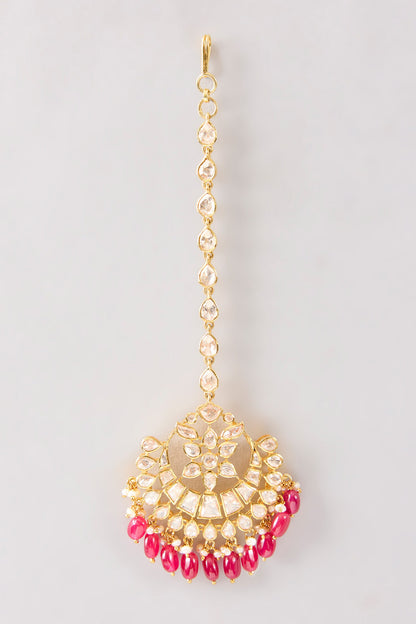 Sheel Moissanite Maangtikka 