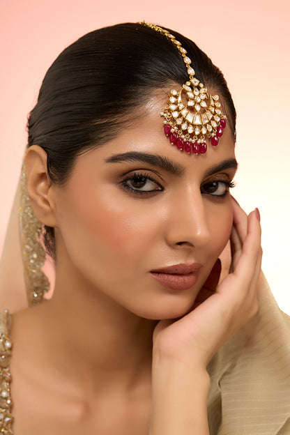 Sheel Moissanite Maangtikka 