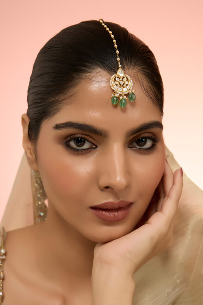 Kuti Moissanite Maangtikka 