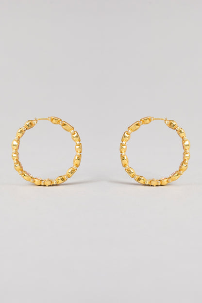 Kamal Chaand Green Drop Earrings 