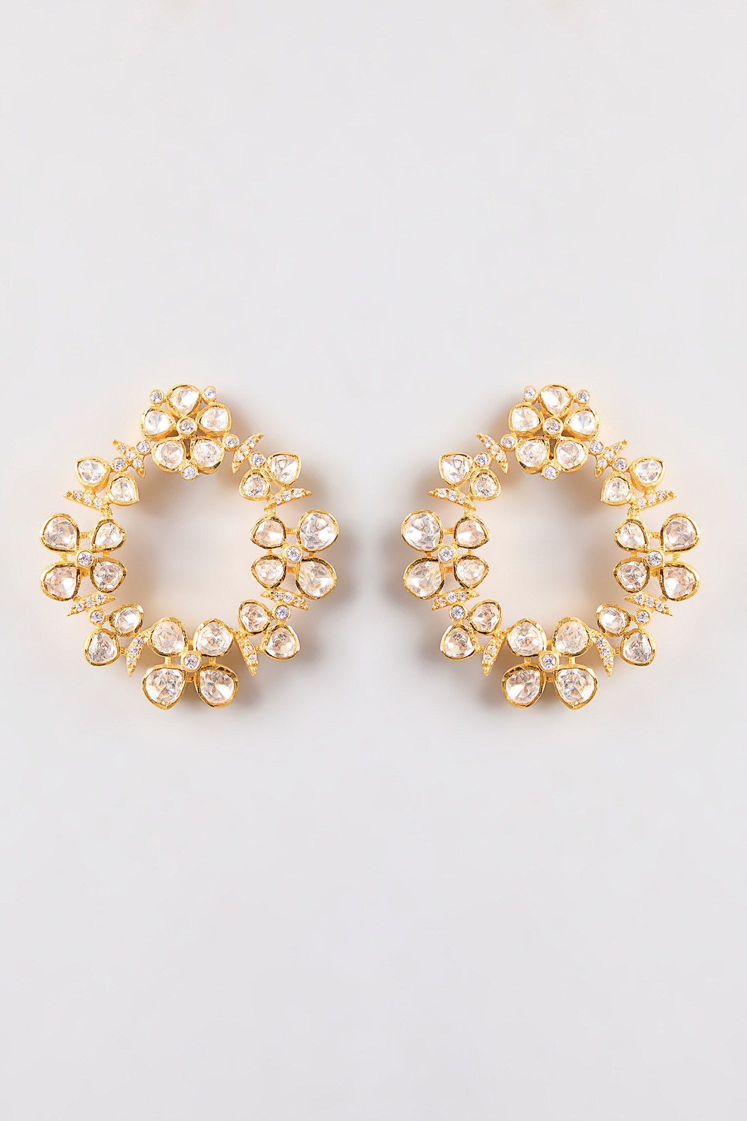 Classic Moissanite Hoop Earrings 