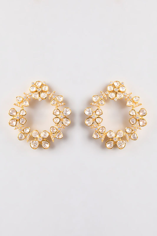 Classic Moissanite Hoop Earrings 