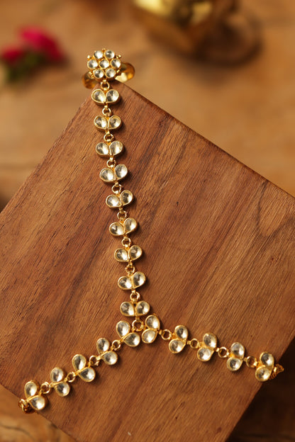 Designer Kundan Haathphool 