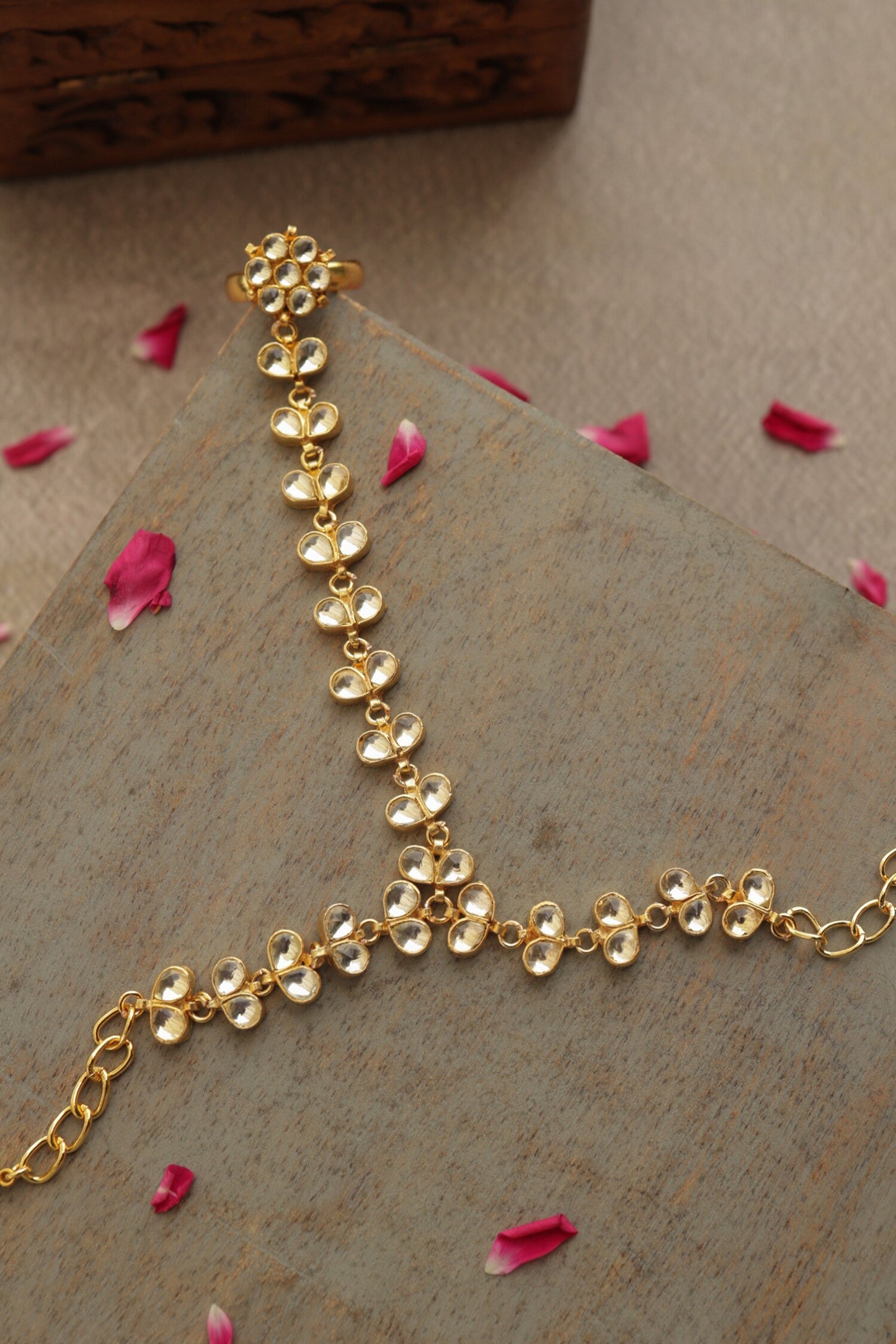 Designer Kundan Haathphool 