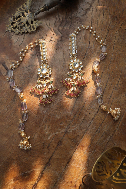 Kundan Jhumki Earrings 