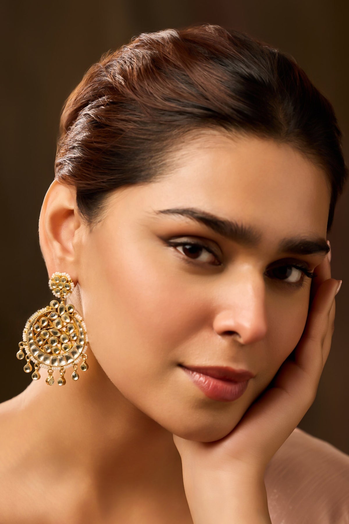 Designer Kundan Earrings 