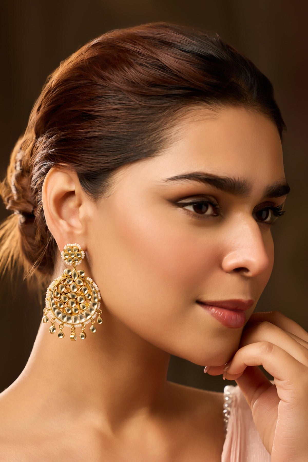 Designer Kundan Earrings 