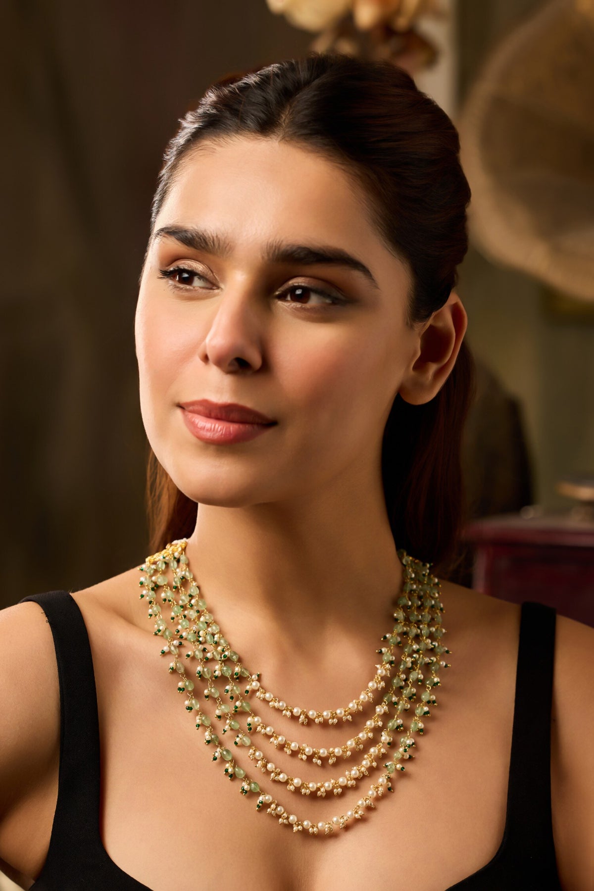 Mint Layered Necklace 