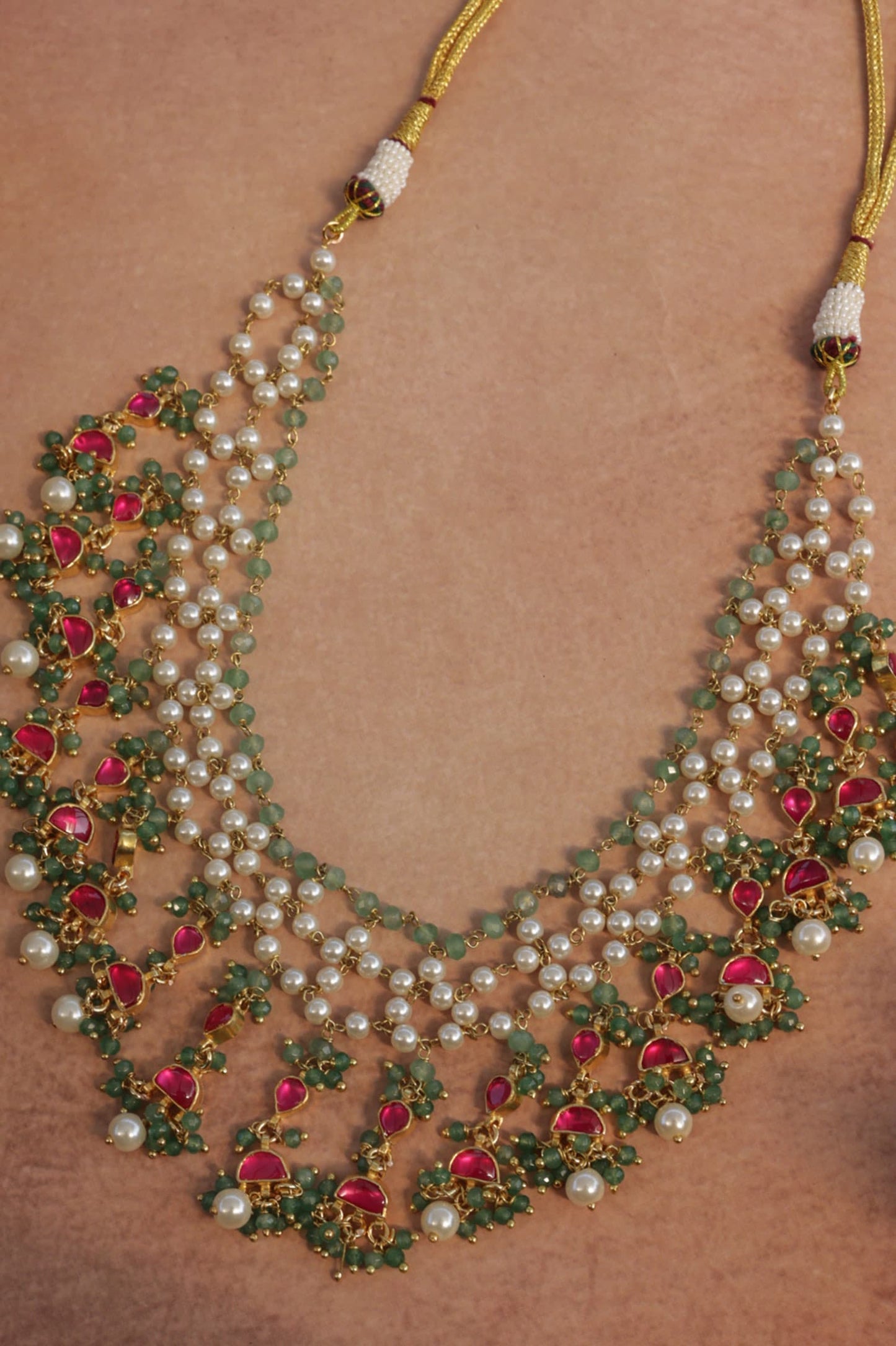 Kundan Pink Necklace 