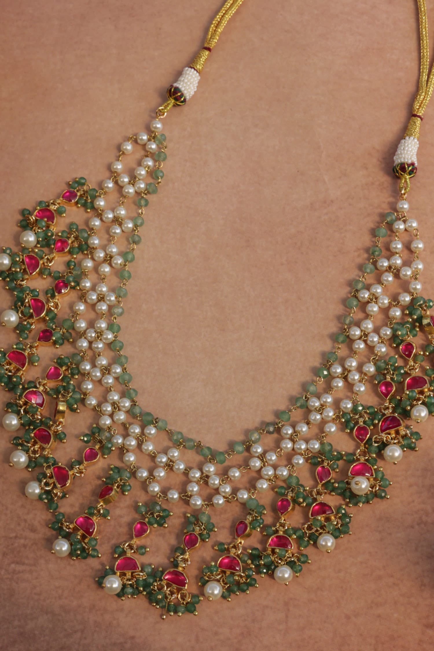 Kundan Pink Necklace 