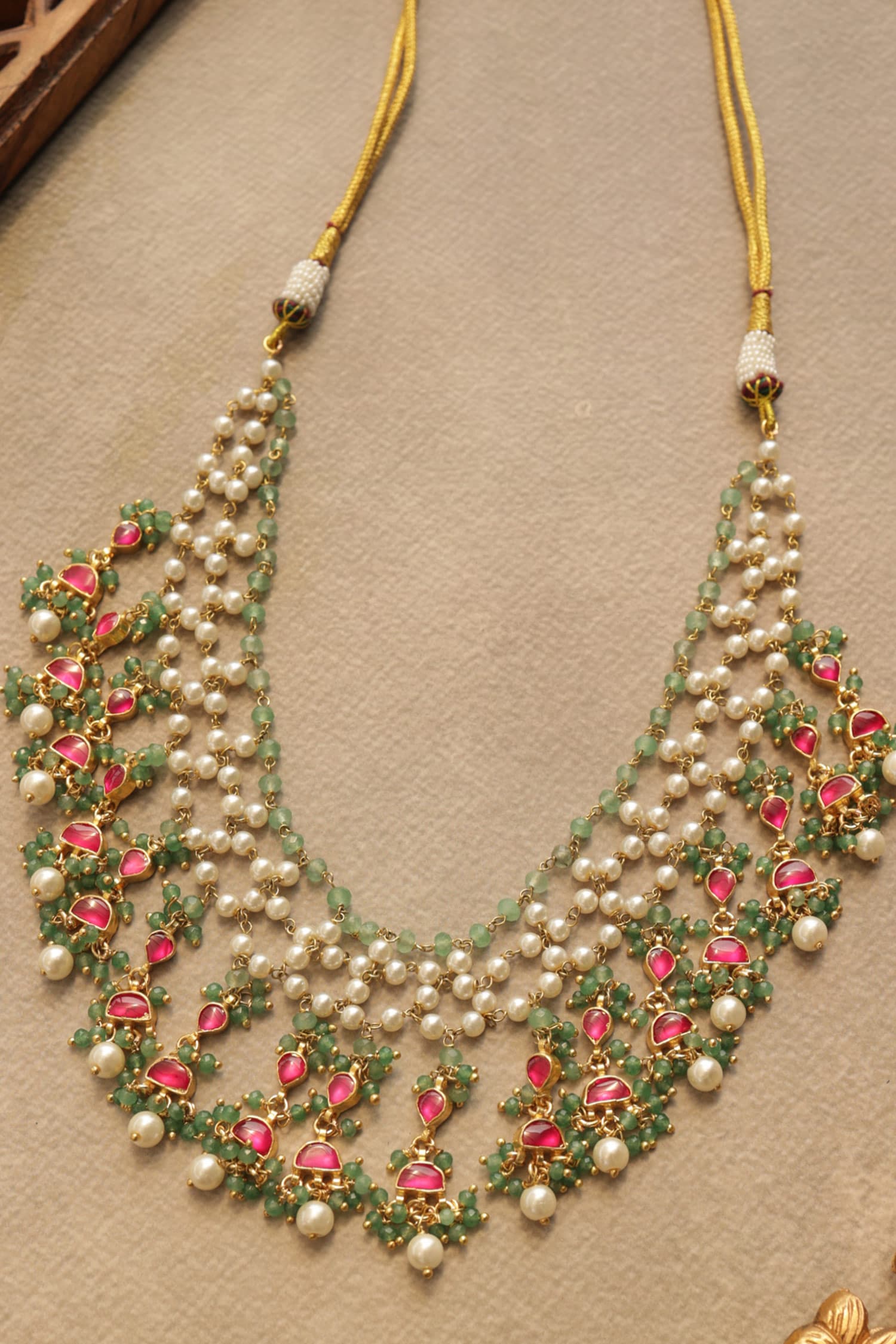 Kundan Pink Necklace 