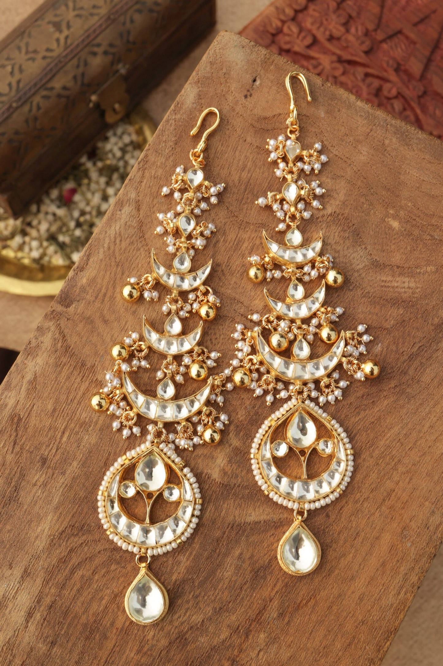 Kundan Statement Earrings 