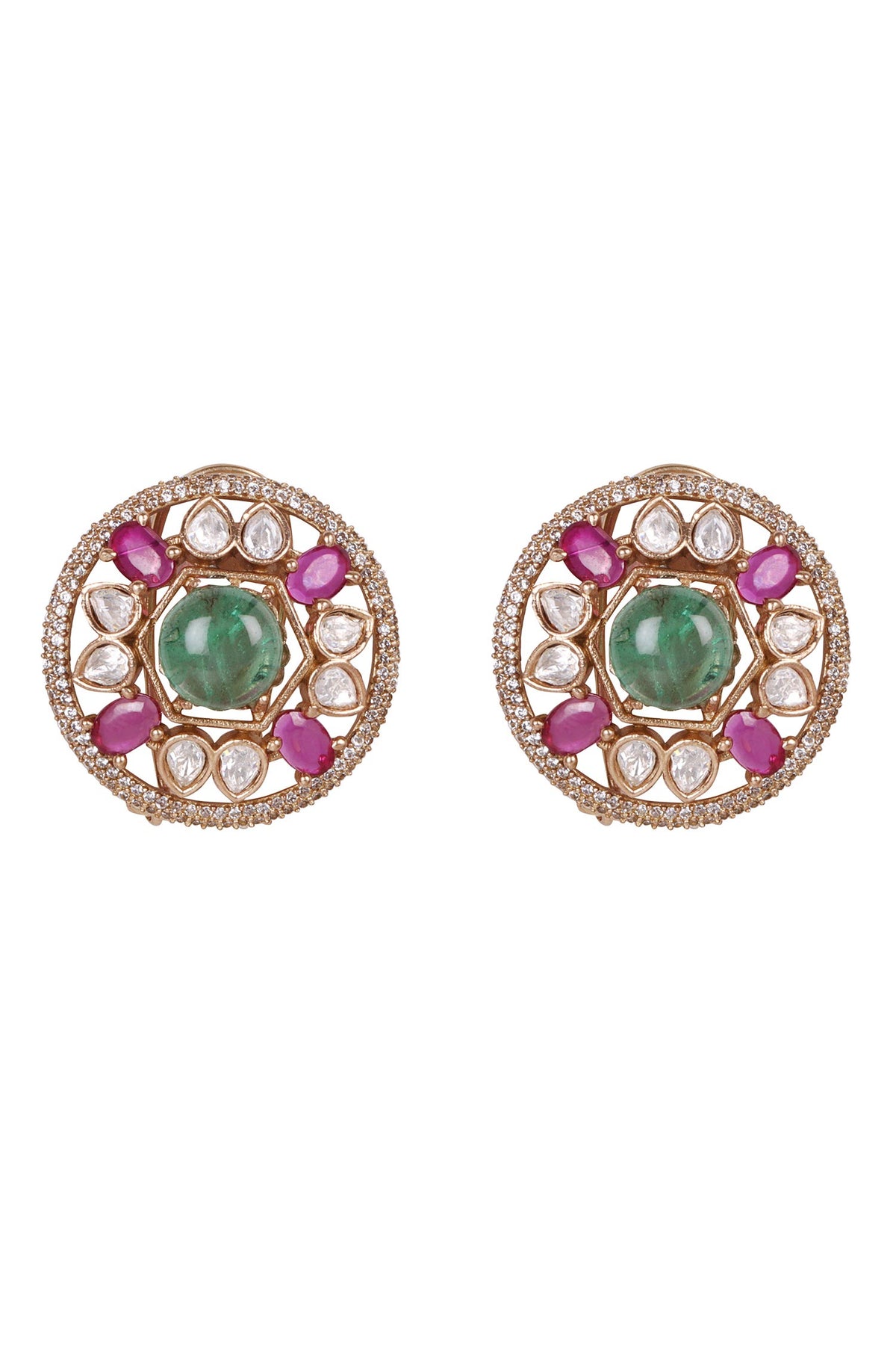Regal Ruby & Emerald Kundan Choker Set 