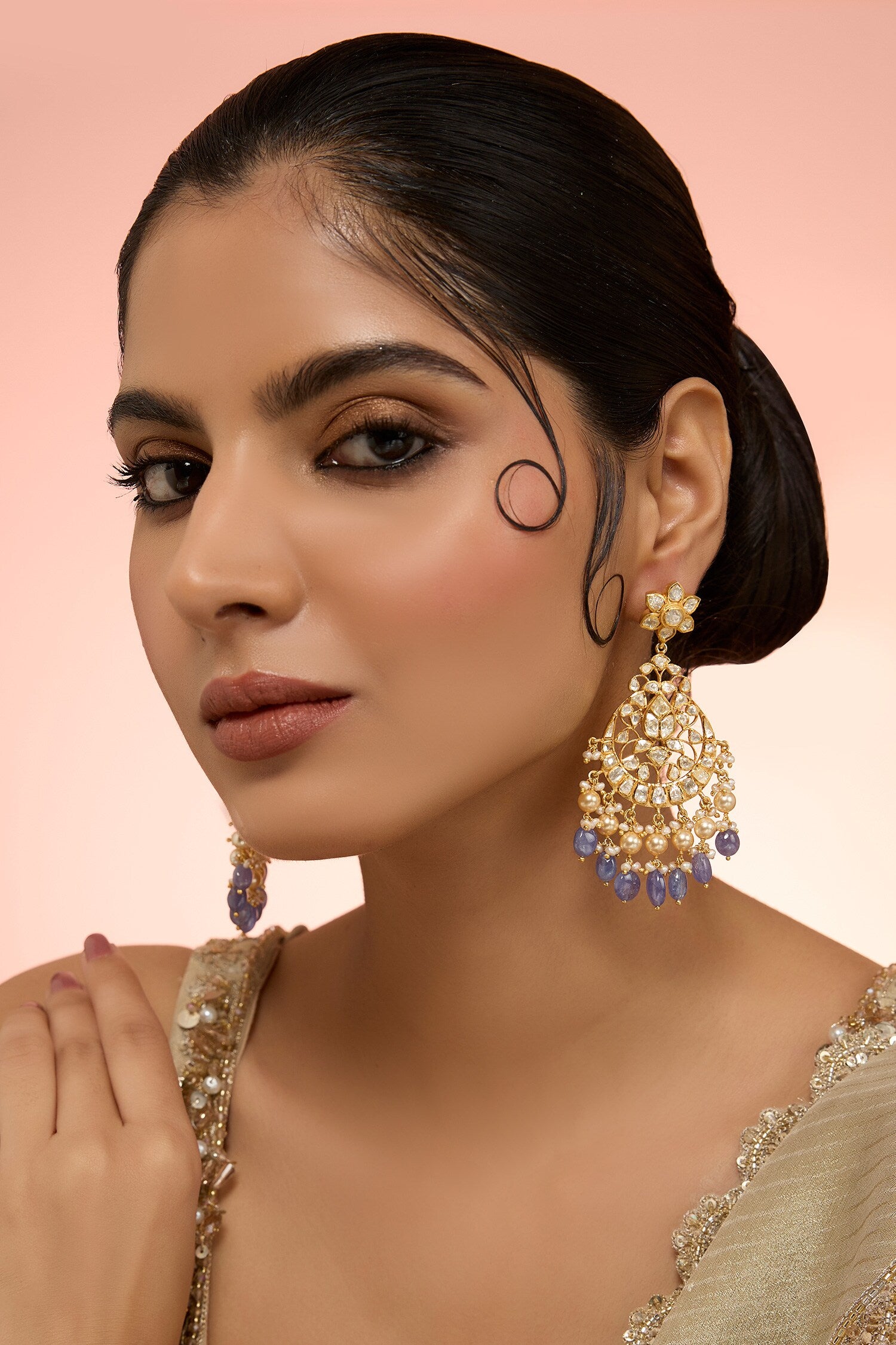 Chand Moissanite Earrings 
