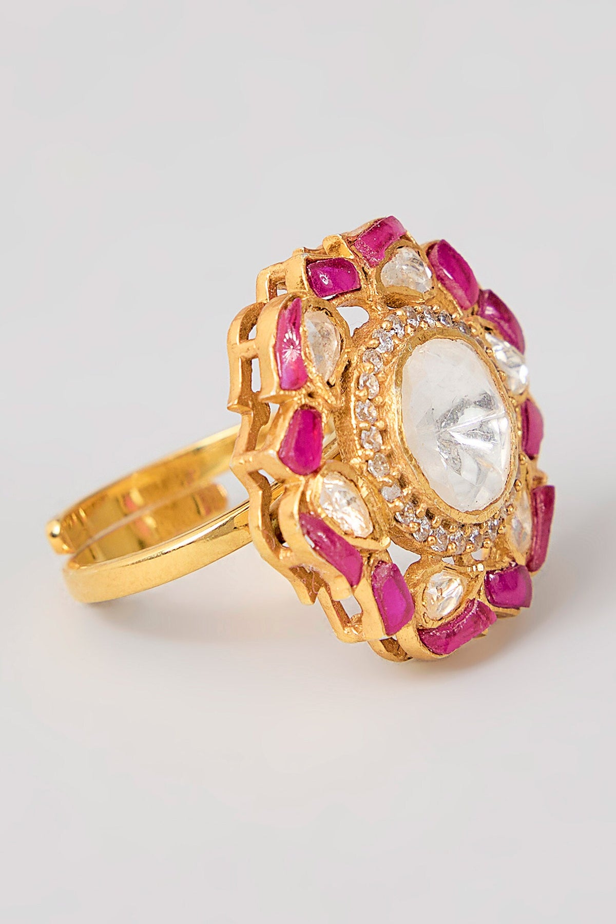 Kira Moissanite Ring 
