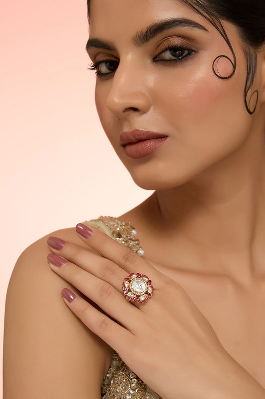 Kira Moissanite Ring 