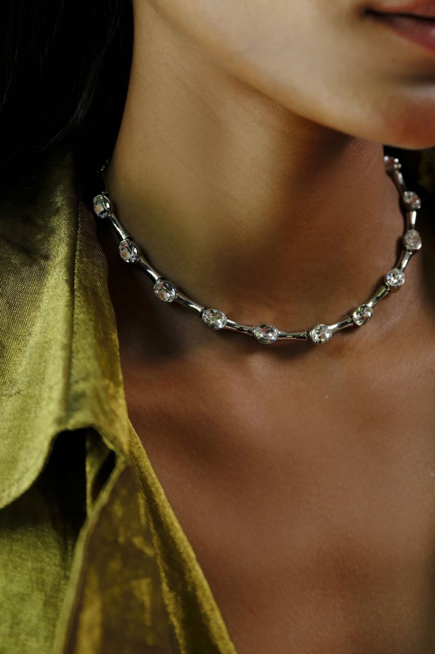 Designer Choker With Silver Plating 